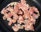 10分！豚こまときのこの甘辛ガーリック炒め作り方3写真