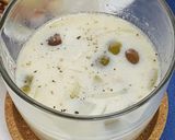 ミルク仕立てのオリーブ朝食スープ作り方5写真