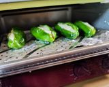 ★丸ごとピーマンのチーズ詰め焼き♪作り方5写真