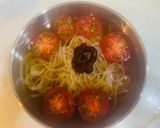 カンタン酢ポン酢豆板醤で簡単トマト冷麺作り方5写真