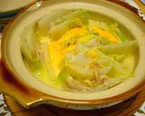 土鍋でほっこり〜白菜と豚バラのチーズ鍋〜作り方4写真