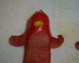 ラブリー♥ペンギンウインナー作り方3写真