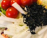 惣菜活用●大根としそひじきのサラダ作り方1写真