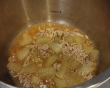 圧力鍋で♡大根とひき肉のそぼろあんかけ♬作り方4写真