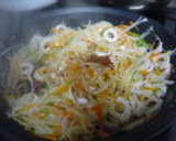 ちくわと細切り野菜のきんぴら作り方4写真
