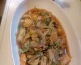 野菜とエビの炒め物作り方5写真