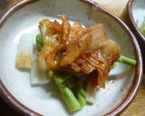 ちくわとキムチのチーズ焼き作り方2写真