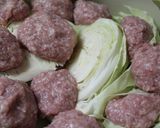ロールキャベツ風肉団子作り方4写真