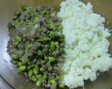 ほうれん草とベーコン、枝豆入りのコロッケ作り方3写真