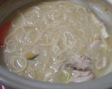 お鍋の〆でカルボナーラ作り方3写真