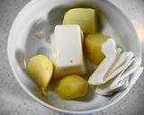 一緒にチンして「簡単☆豆腐でポテサラ」作り方2写真
