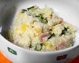 一緒にチンして「簡単☆豆腐でポテサラ」作り方4写真