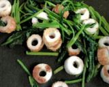 ちくわとほうれん草の卵炒め作り方4写真