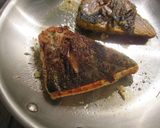 サーモンのマスタードとハーブパン粉焼き作り方7写真