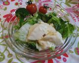 白菜と豆腐の青じそドレッシング仕立て作り方4写真