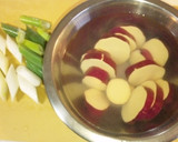 簡単！さつま芋と白ねぎの甘辛煮✿作り方1写真