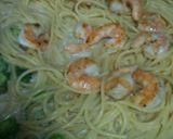 ♪海老クリームパスタ^^♪作り方6写真