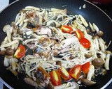 たっぷりきのこと秋刀魚の秋パスタ作り方5写真