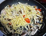 たっぷりきのこと秋刀魚の秋パスタ作り方6写真
