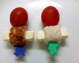 お弁当に簡単 チーズちくわとトマトの串作り方2写真