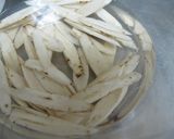 カリカリごぼうの、コクドレがけ作り方1写真