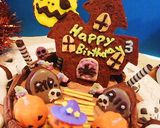 お化け屋敷の２段デコレーションケーキ☆作り方8写真