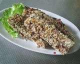 ちくわのお好み焼き風☆パン粉焼き作り方6写真