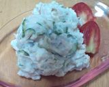 里芋のわさびマヨ醤油サラダ(bﾟv`*)作り方5写真