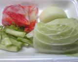さっぱり 海鮮風味の焼き餃子☆作り方1写真