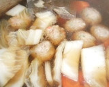 生つくねと白菜のごった煮作り方4写真