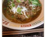 うどんde坦々麺☆作り方4写真