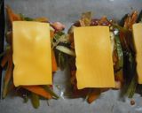 野菜とポークのチーズ重ね焼き☆作り方6写真