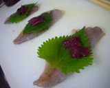 鯵の梅しそ巻き竜田揚げ作り方2写真