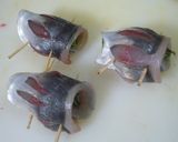鯵の梅しそ巻き竜田揚げ作り方3写真