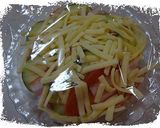 茄子とベーコンの簡単チーズ蒸し*作り方2写真