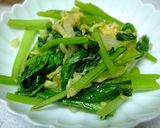 紹興酒が隠し味　炒青菜作り方5写真