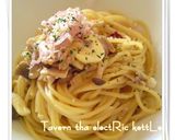 鮭の白子ウマ味噌焼きdeパスタ作り方5写真
