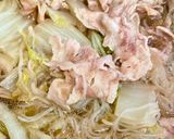 10分で簡単♪豚と白菜の鍋作り方4写真