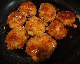 山芋と鶏つくねハンバーグ　by　旨かたれ作り方8写真