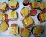 茄子とサーモンのKRAFTチーズグリル作り方4写真