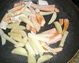 鮭の味噌クリーム炒め作り方4写真