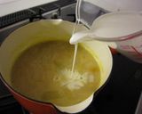 かぼちゃと牛乳の味噌汁作り方4写真
