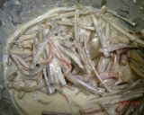 残ったきんぴら牛蒡でかき揚げ☆作り方1写真