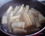 キャッサバのシロップ煮ココナッツソース作り方5写真
