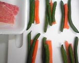冷凍☆お弁当用肉巻き(ゴマ風味)作り方1写真