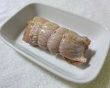 鶏肉の大葉味噌巻き♪～レンジで～作り方4写真