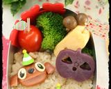 キャラ弁☆ハロウィンに♪おばけスティッチ作り方5写真