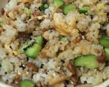 お茶漬けと漬物のバター風味納豆チャーハン作り方4写真