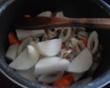 焼ちくわと根菜の煮物作り方2写真