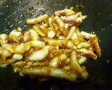 烏賊ゲソとれんこんのニンニク醤油炒め作り方3写真